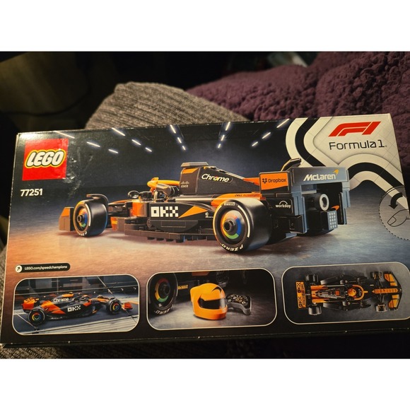 LEGO Speed Champions McLaren Formula 1 Race‎ Car Building Set 77251 269 Pieces - Picture 2 of 2